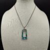 Blue Rectangle Pendant