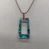 Blue Rectangle Pendant