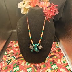 Blue Coral Necklace 2