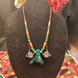 Blue Coral Necklace